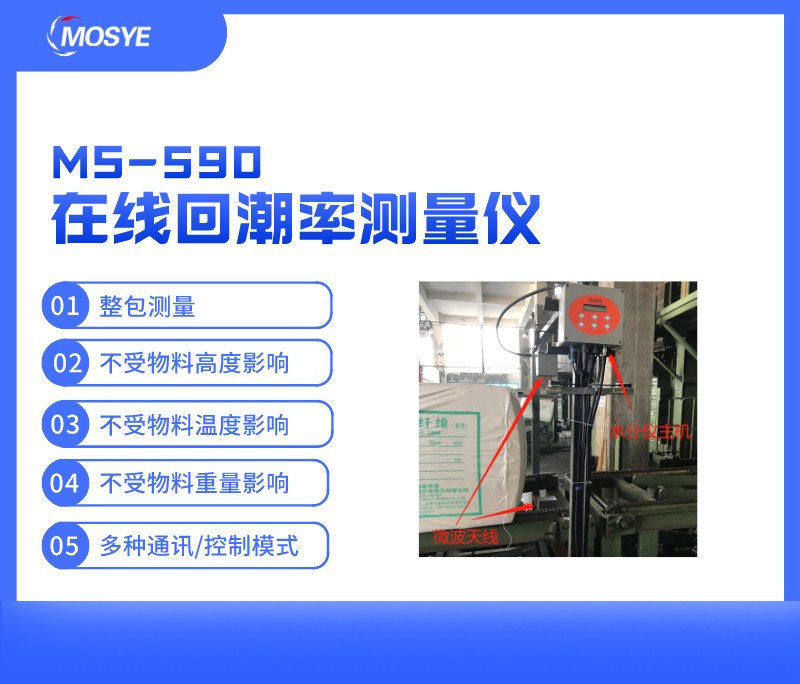 粘胶纤维回潮率连续测量